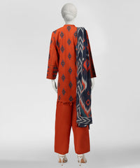 J. Khaadi embroidered 3pc