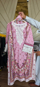 Kaftan long length lawn Asmw D.