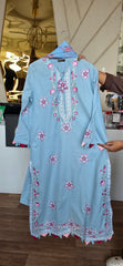Kaftan lawn 3pc embroidered