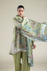 Khaadi 3pc embroidered lawn