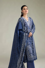 Khaadi 3pc embroidered lawn