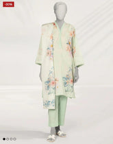 J. Lawn 3pc printed stitched