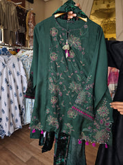 J. Maple silk with farshi shlwar