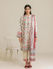 Bonanza satrangi lawn 3pc embroidered