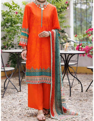 Almirah 3pc lawn printed