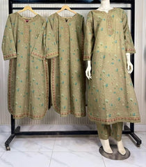 Kaftan mix lawn 3pc
