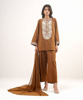 Sapphire 3pc embroidered lawn