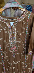 Asma D. Cotton 3pc embroidered