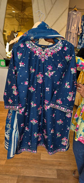 Asma D. Cotton 3pc embroidered