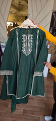 Asma D. 3pc embroidered cotton