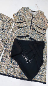Asma D. Doria lawn 3pc printed