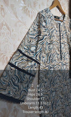 Asma D. Doria lawn 3pc printed