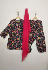 Casual pure lawn 3pc suit