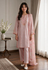 Zellbury 3pc embroidered