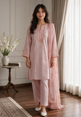 Zellbury 3pc embroidered