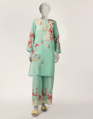J. green lawn embroidered co-ord set