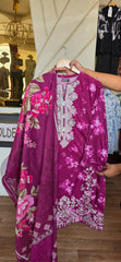 Zellbury 3pc embroidered