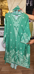 Zellbury 3pc printed lawn