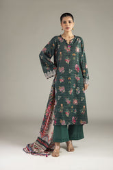 Khaadi 3pc embroidered mesuri