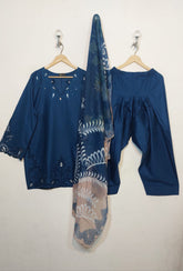Asma D cutwork lawn 3pc