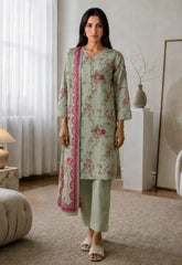 Zellbury 3pc printed lawn