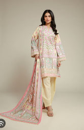 Khaadi embroidered 3pc