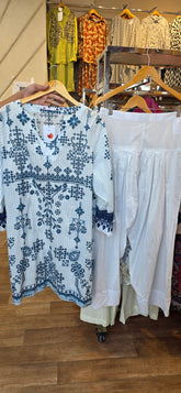 Khaadi 2pc lawn coordset embroidered