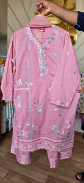 Zellbury 3pc Embroidered Redtag