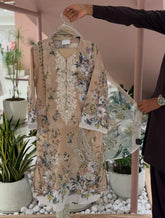 Khaadi 3pc embroidered lawn