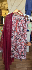 Casual printed lawn 3pc
