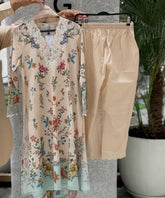 Khaadi 3pc embroidered lawn
