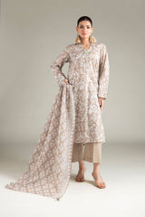 Khaadi 3pc printed cotton