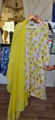 Casual printed lawn 3pc
