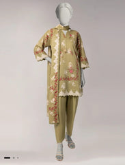 J. 3pc printed lawn
