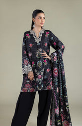 Khaadi 3pc embroidered mesuri