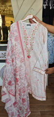 Zellbury 3pc embroidered