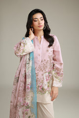 Khaadi Printed and Embroidered 3pc summer