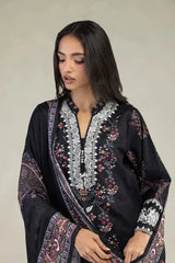 Khaadi 3pc embroidered lawn