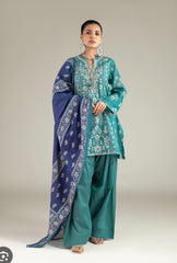 Khaadi 3pc embroidered