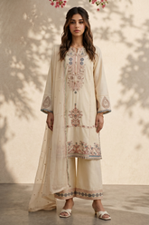 Zellbury Luxury Embroidered 3pc
