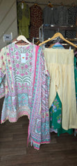 Khaadi embroidered 3pc