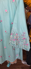 J. Embroidered lawn 3pc stitched
