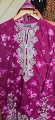 Zellbury 3pc embroidered