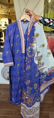 Zellbury 3pc Printed Lawn
