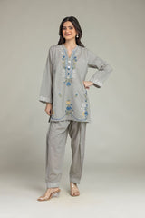 Khaadi 2pc gray kurta