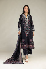 Khaadi 3pc embroidered lawn