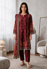 Zellbury 3pc printed lawn