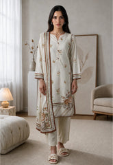 Zellbury 3pc printed lawn