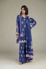 Khaadi 3pc embroidered lawn