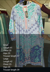Zellbury 3pc printed